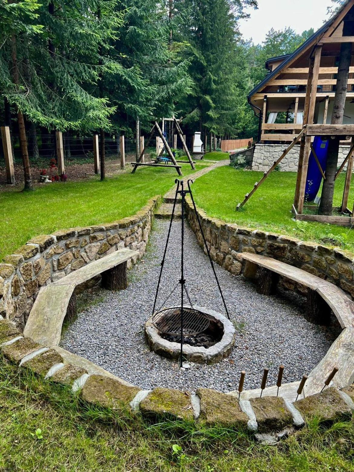 Domek Serce Lasu Hutki Dış mekan fotoğraf